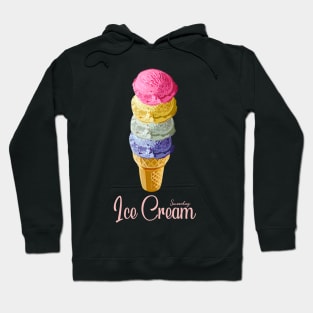 Ice Cream Cone Foodies Hoodie